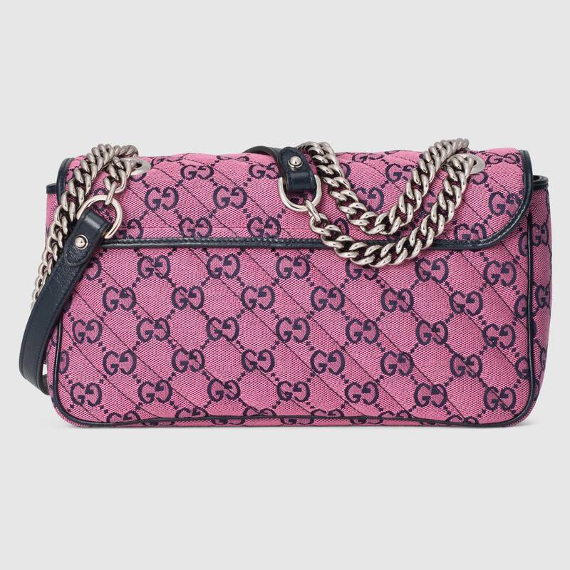 Gucci GG Marmont Small Matelasse Shoulder Bag 443497 Purple